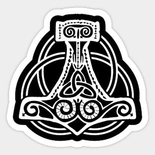 Thor's hammer Sticker